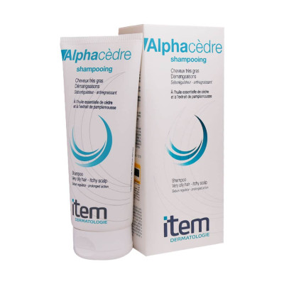 شامپو موهای چرب مدل AlphaCedre آیتم 200 میلی لیتری
