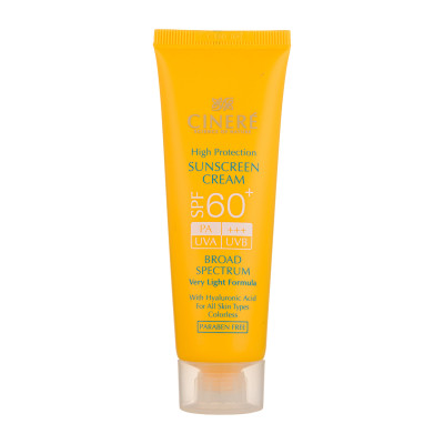 کرم ضد آفتاب بی رنگ پوست خشک SPF60 سینره 40 میلی لیتری