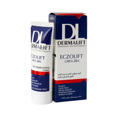 کرم مرطوب کننده پوست خشک 20 درصد اوره مدل Eczolift درمالیفت 75 میلی لیتری