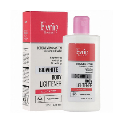 لوسیون روشن کننده بدن مدل Bio White اورین بیوتک ۲۰۰ میلی لیتری
