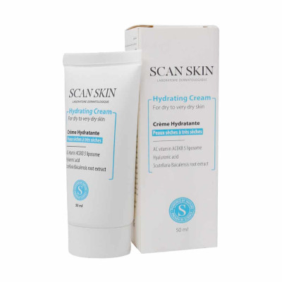 کرم آبرسان پوست خشک و خیلی خشک اسکن اسکین 50 میلی لیتری