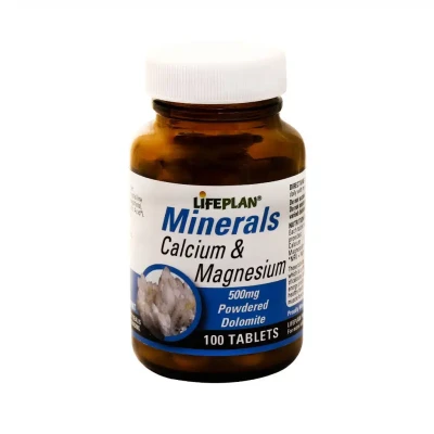 قرص مینرال کلسیم و منیزیم لایف پلن 100 عددی