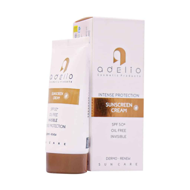 کرم ضد آفتاب بی رنگ فاقد چربی SPF50 ادلیو ۵۰ میلی لیتری