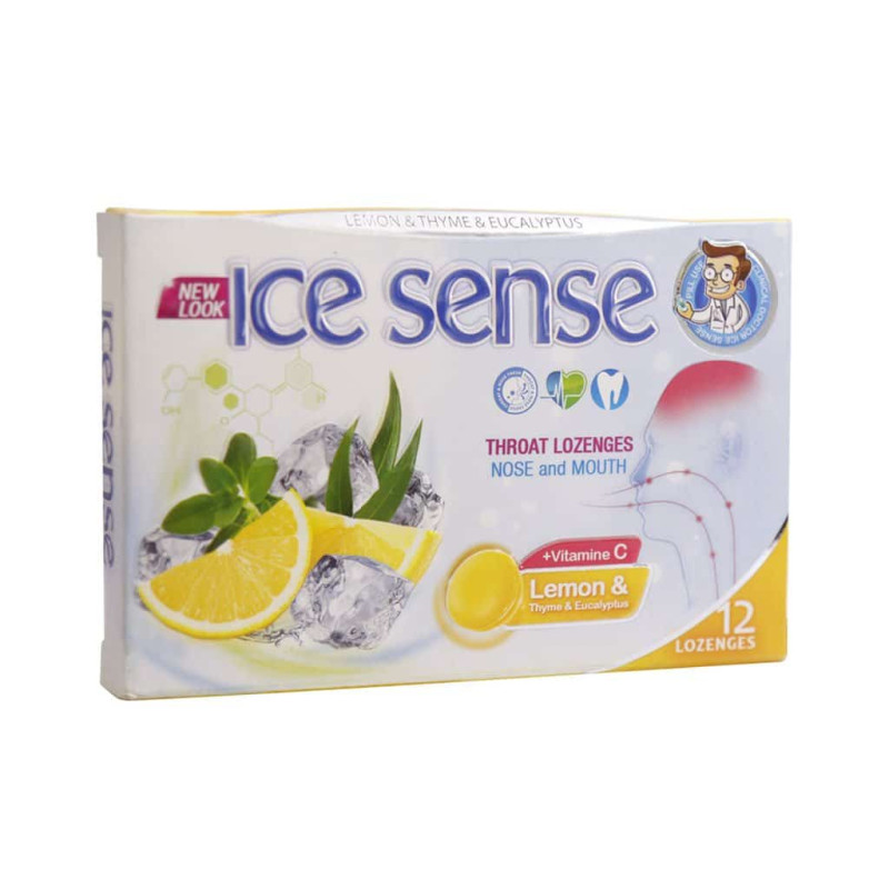 آبنبات سرد اكاليپتوس با طعم ليمو آيس سنس 12 عددی