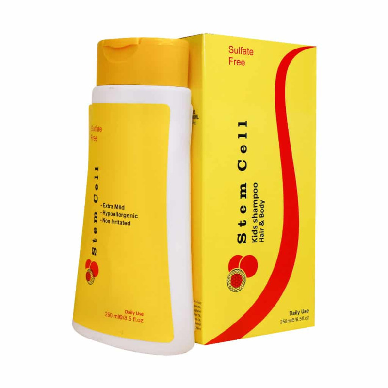 شامپو مو و بدن کودک استم سل 250 میلی لیتری