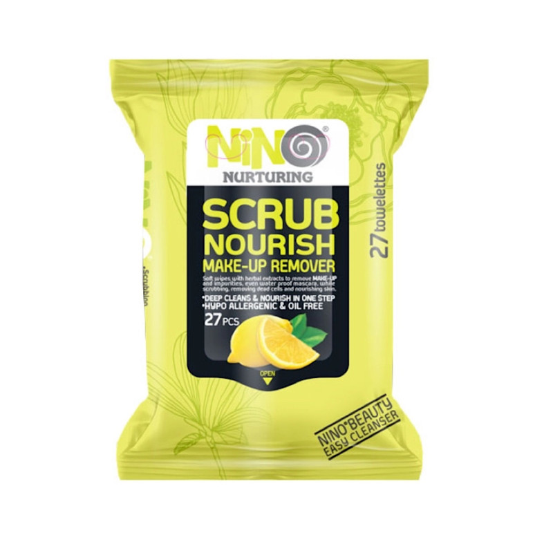دستمال آرایش پاک کن لایه بردار نینو 27 عددی