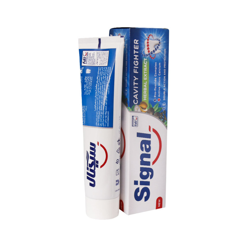 خمیر دندان گیاهی مدل Cavity Fighter سیگنال 100 میلی لیتری