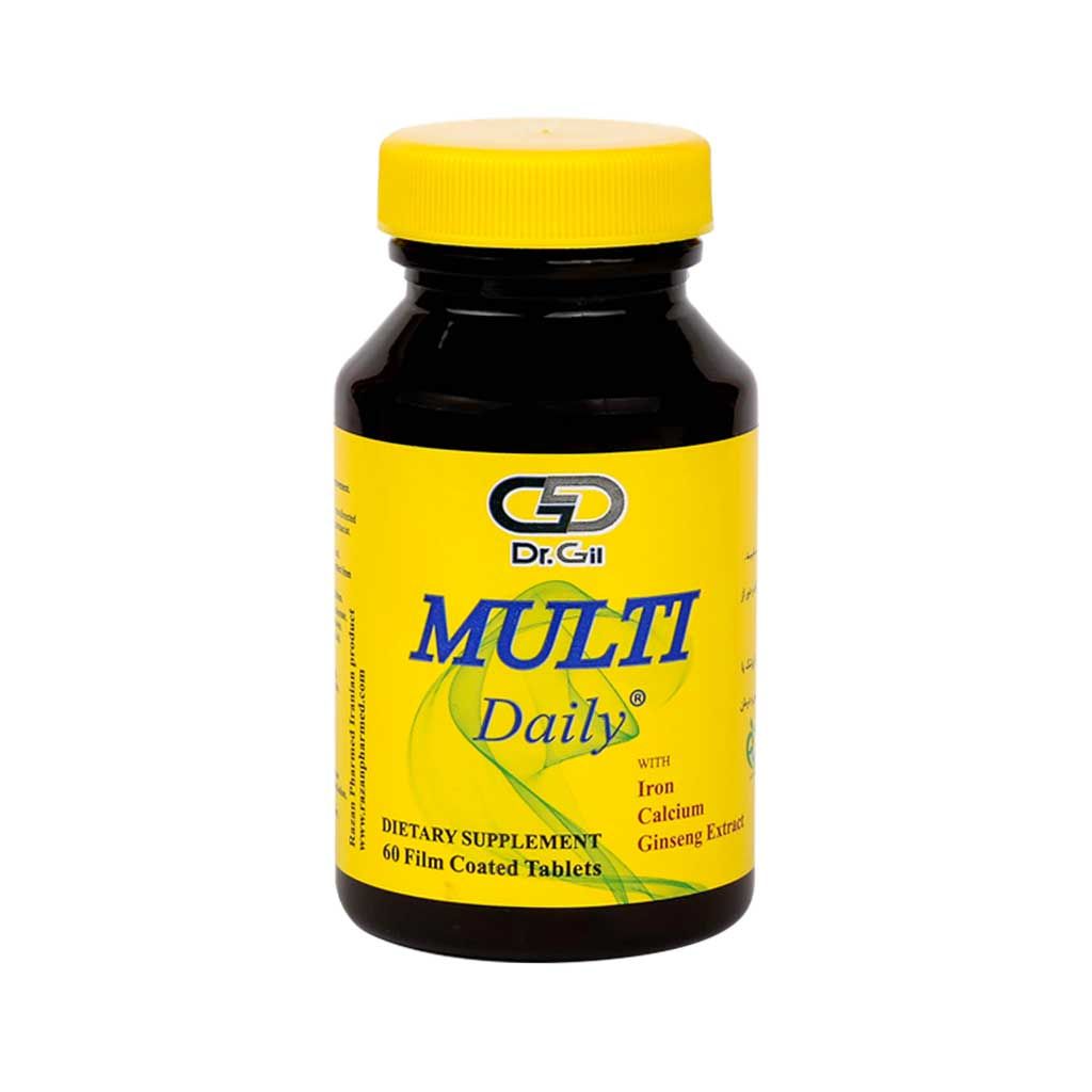 قرص مولتی دیلی دکتر گیل 60 عددی