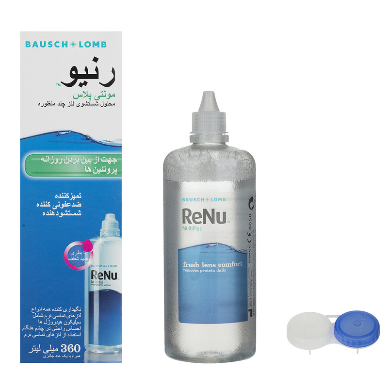 محلول شستشو لنز مدل MultiPlus رنیو 360 میلی لیتری
