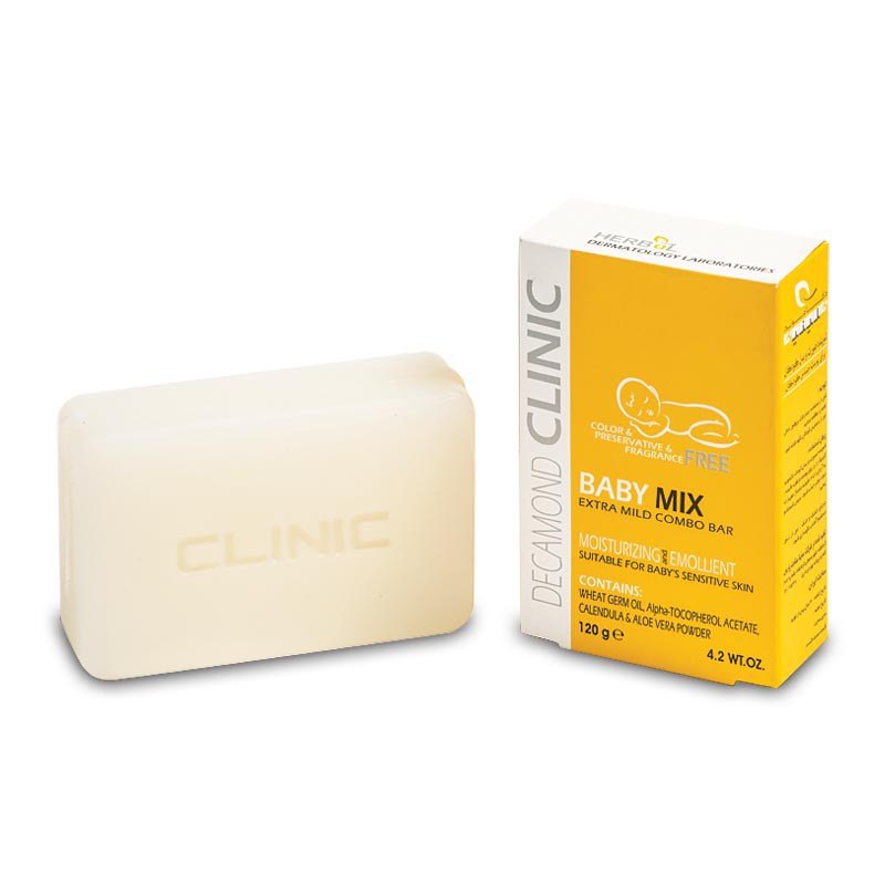 شوینده جامد کودک مدل Baby Mix دکاموند کلینیک 120 گرمی