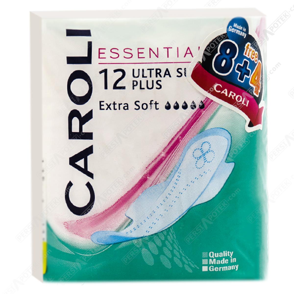 نوار بهداشتی بالدار 5 قطره کرولی 12 عددی