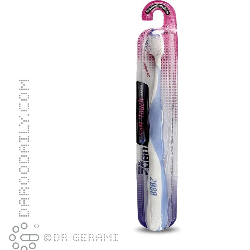 مسواک بزرگسال برس نرم مدل Soft touch ۲۰۸۰ دنتال کلینیک