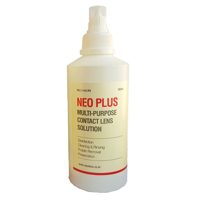 محلول شستشوی لنز مدل Neo Plus نئو ویژن 60 میلی لیتری