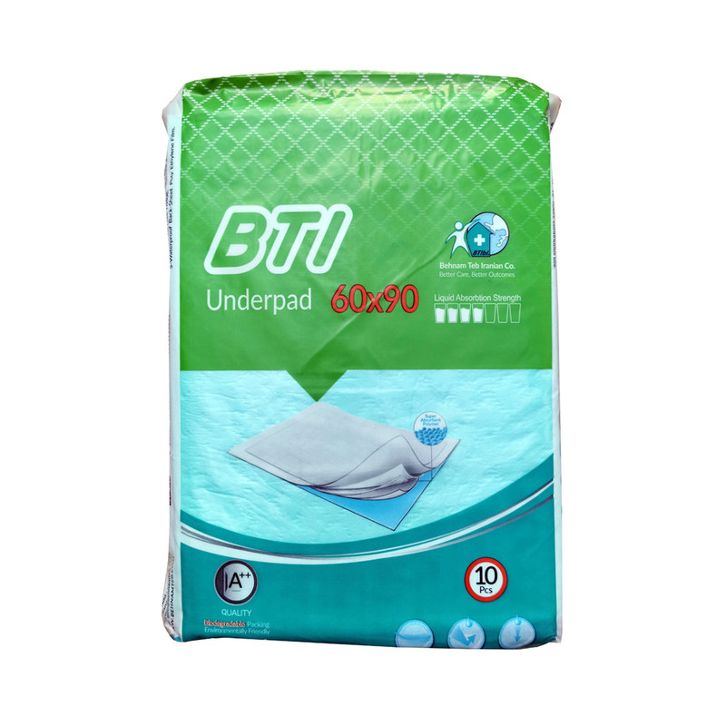 پد زیر انداز بیمار بی تی آی 10 عددی