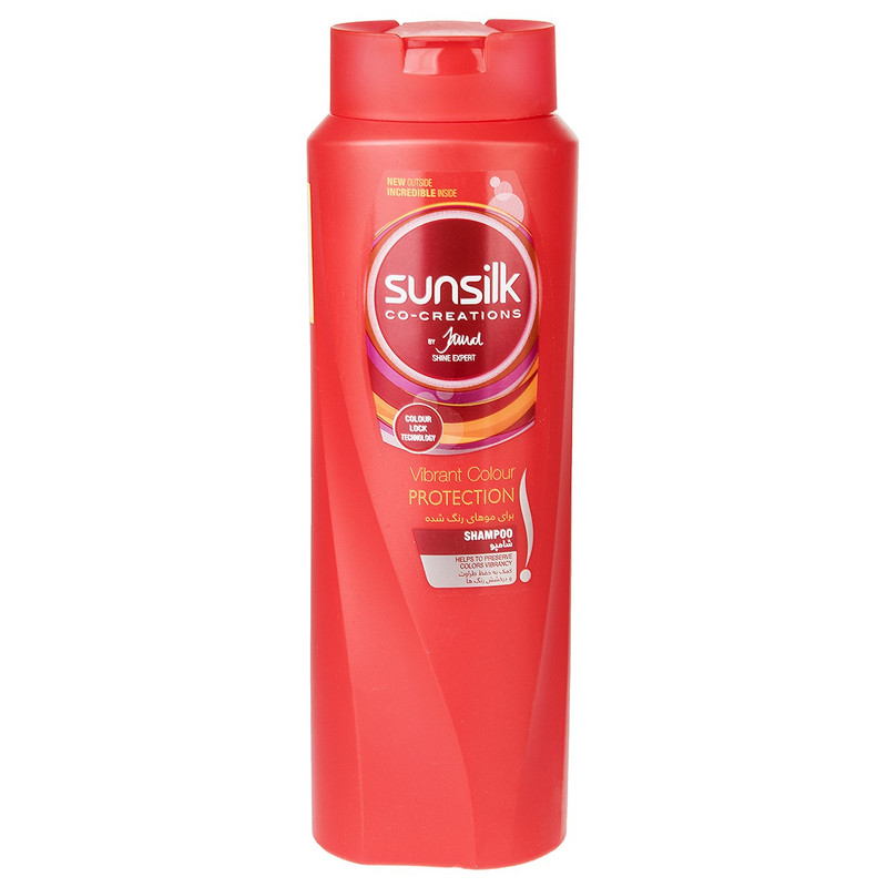 شامپو موهای رنگ شده سان سیلک 600 میلی لیتری