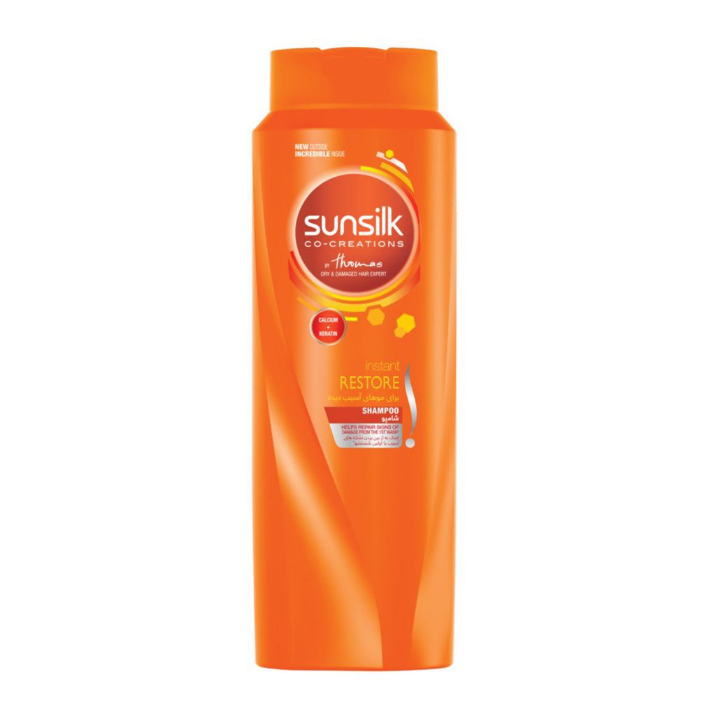 شامپو موهای آسیب دیده سان سیلک 600 میلی لیتری