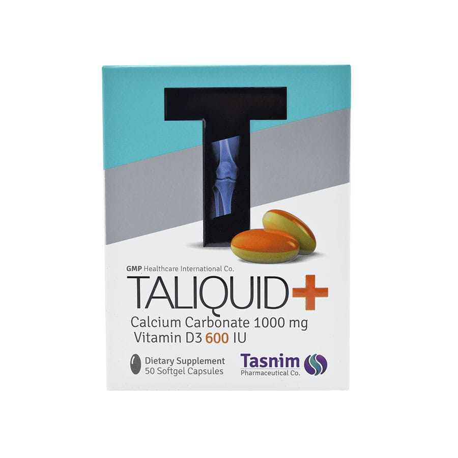 سافت ژل تالیکویید پلاس تسنیم 50 عددی