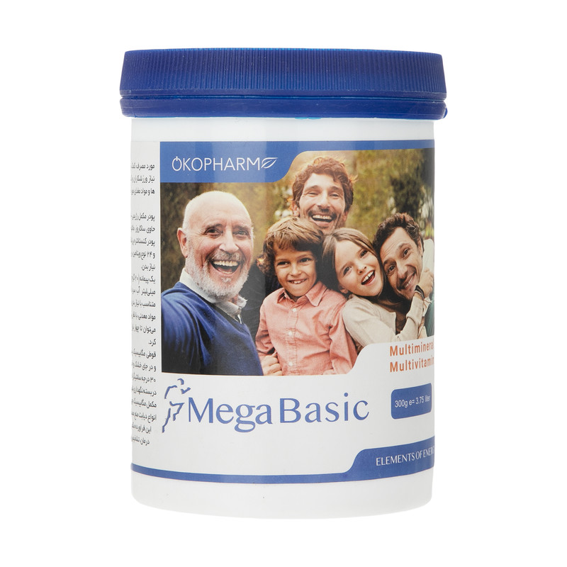 پودر مولتی ویتامین مگابیسیک اکوفارم 300 گرمی