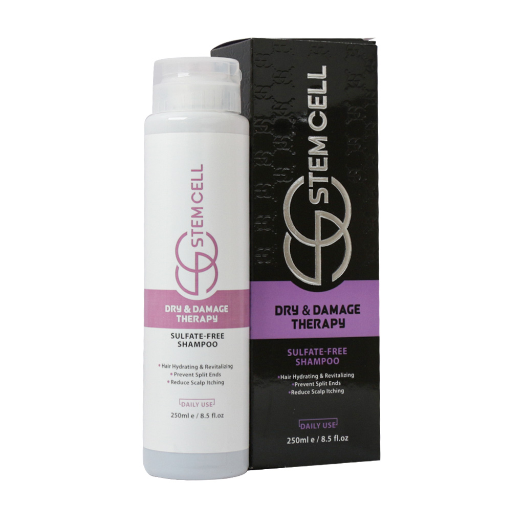 شامپو موهای خشک و آسیب دیده استم سل ۲۵۰ میلی لیتری