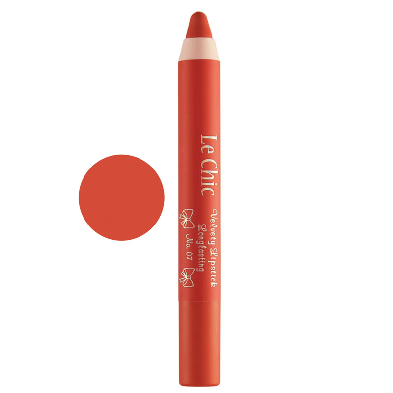 رژ لب مدادی مخملی لچیک شماره 07