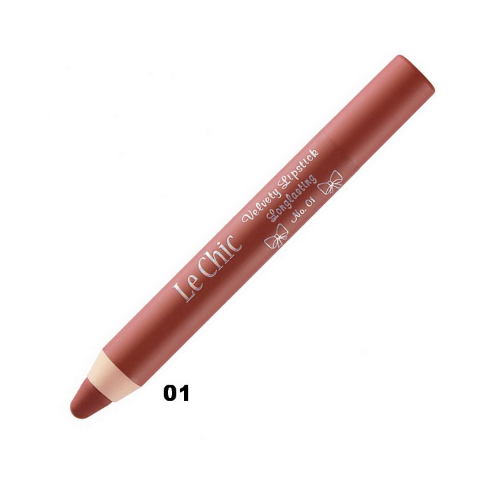 رژ لب مدادی مخملی لچیک شماره 01