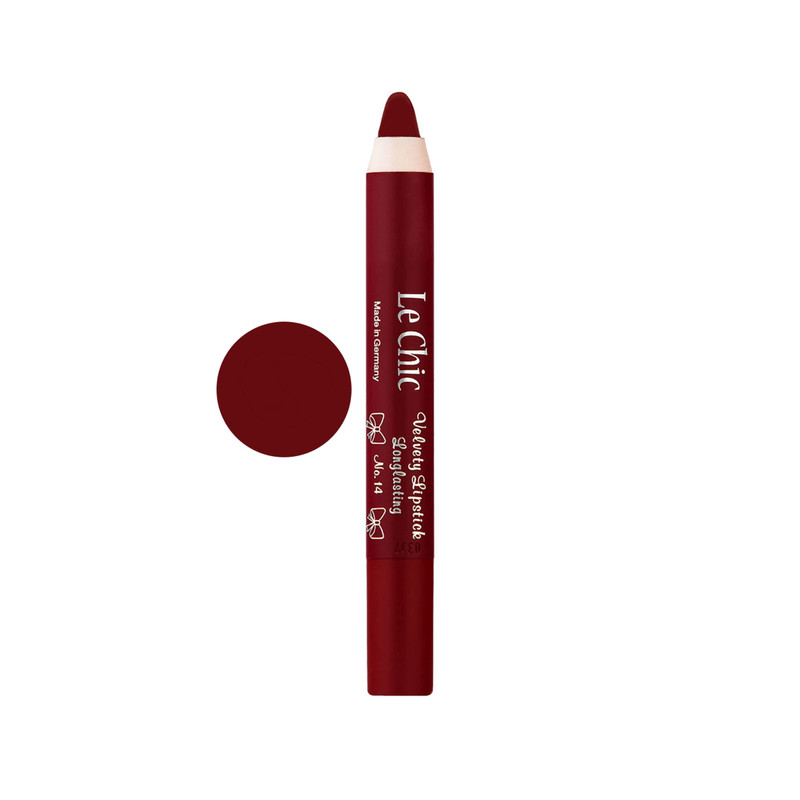 رژ لب مدادی مخملی لچیک شماره 14