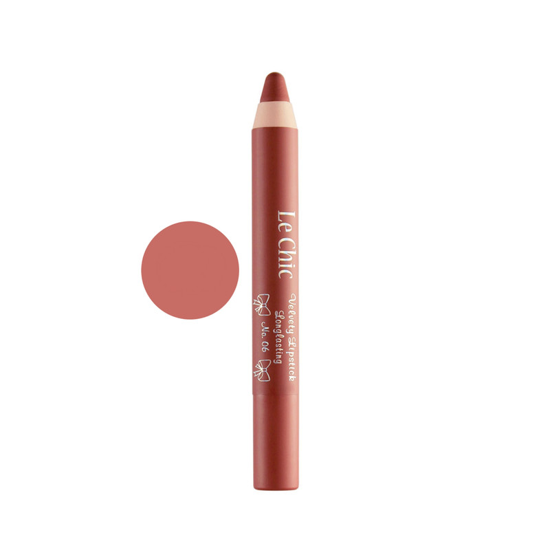 رژ لب مدادی مخملی لچیک شماره 06