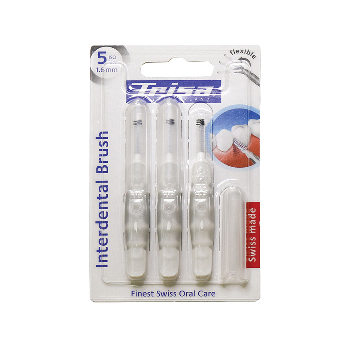 مسواک بین دندانی پروفشنال نقره ای 1.6 میلی متری تریزا