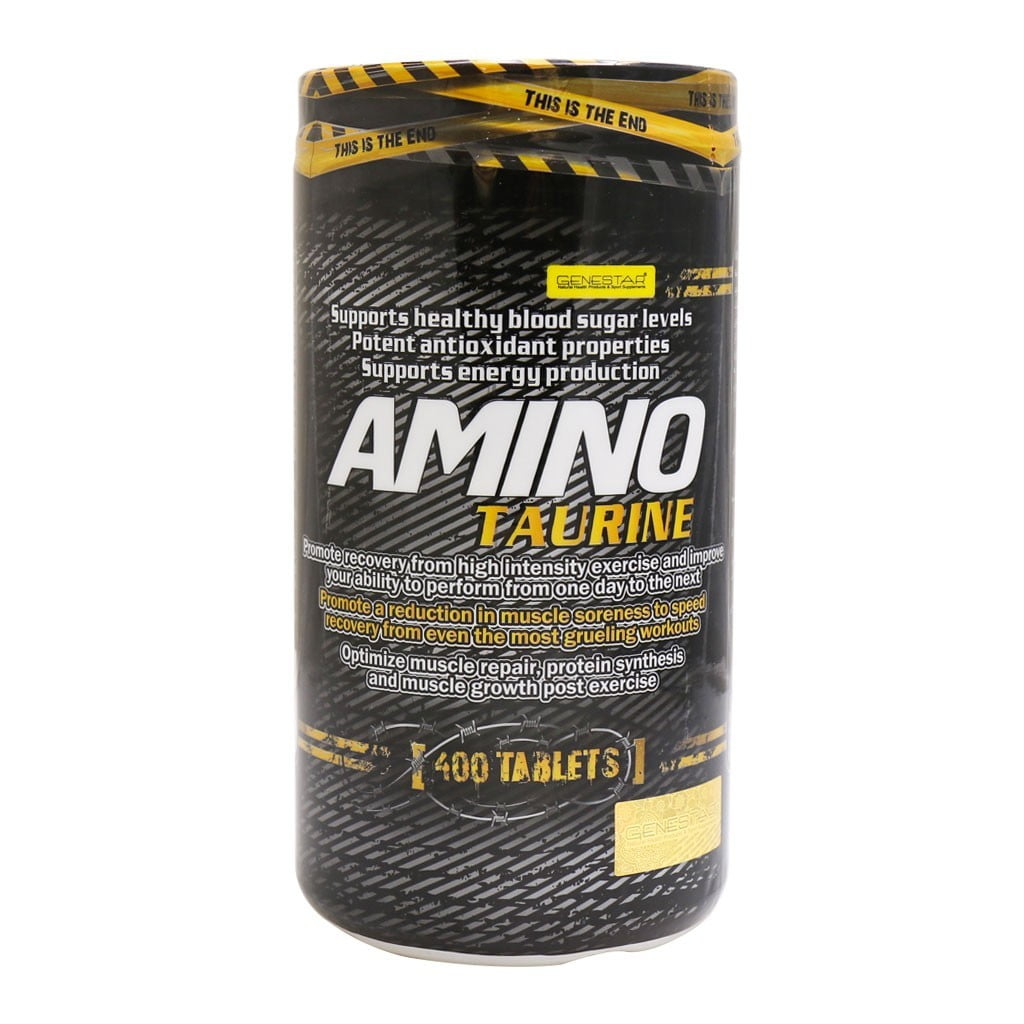 قرص آمینو تائورین ژن استار 400 عددی