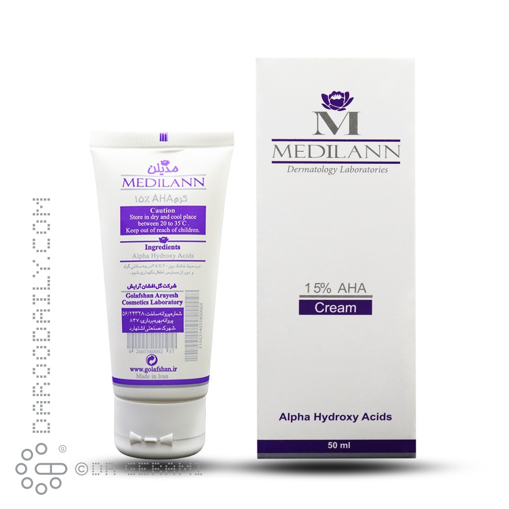 کرم لایه بردار ۱۵ درصد AHA مدیلن ۵۰ میلی لیتری