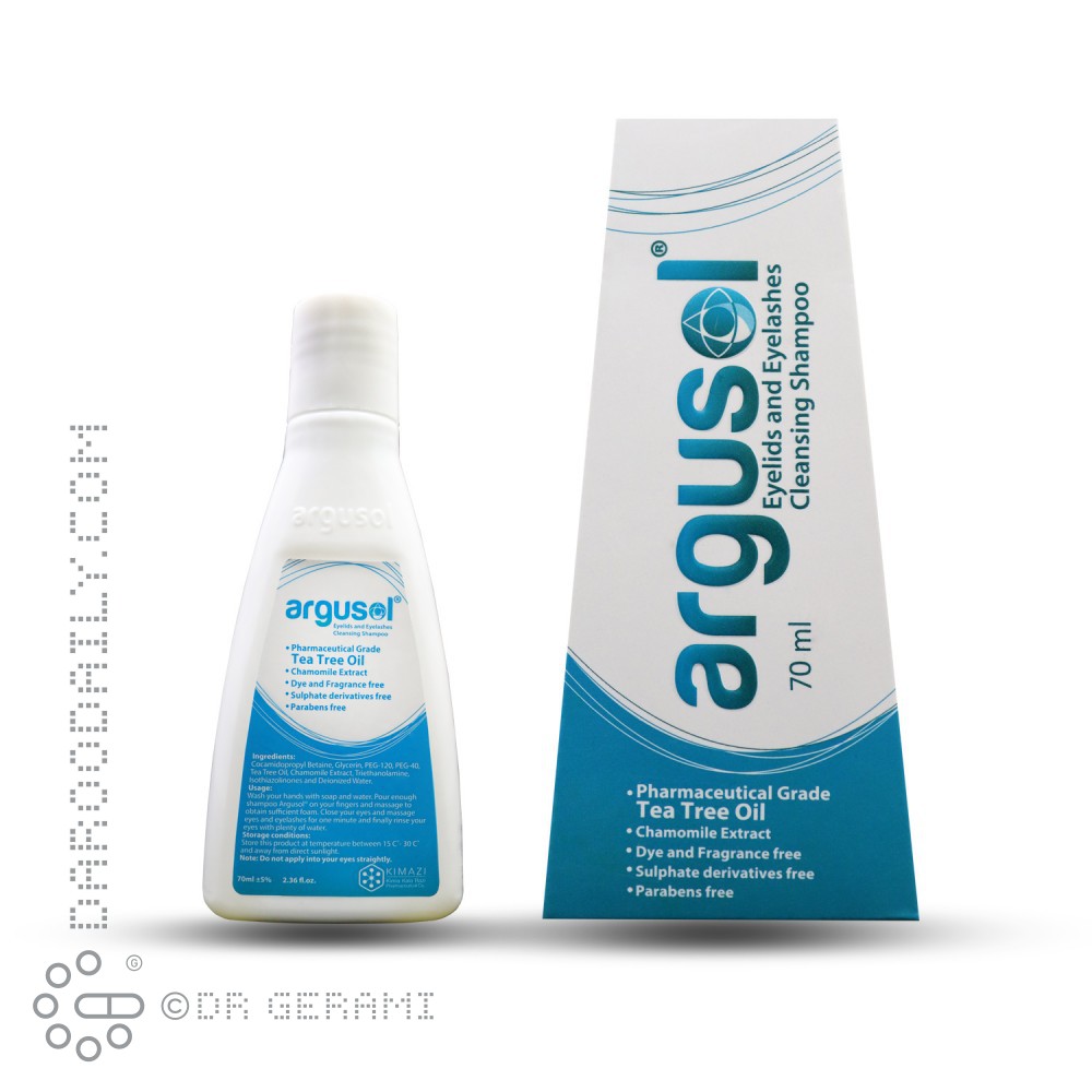 شامپو شستشو پلک و مژه آرگوسول 70 میلی لیتری