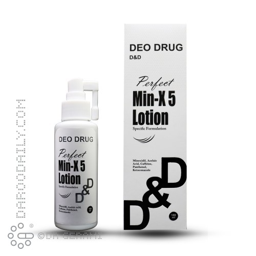 لوسیون تقویت کننده مو مدل Min X5 دئودراگ 100 میلی لیتری