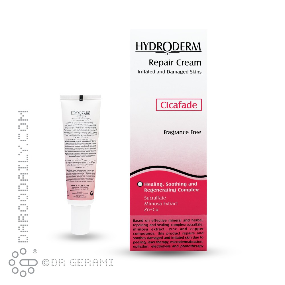 کرم بازسازی کننده و ترمیم کننده مدل Cicafade هیدرودرم 30 میلی لیتری