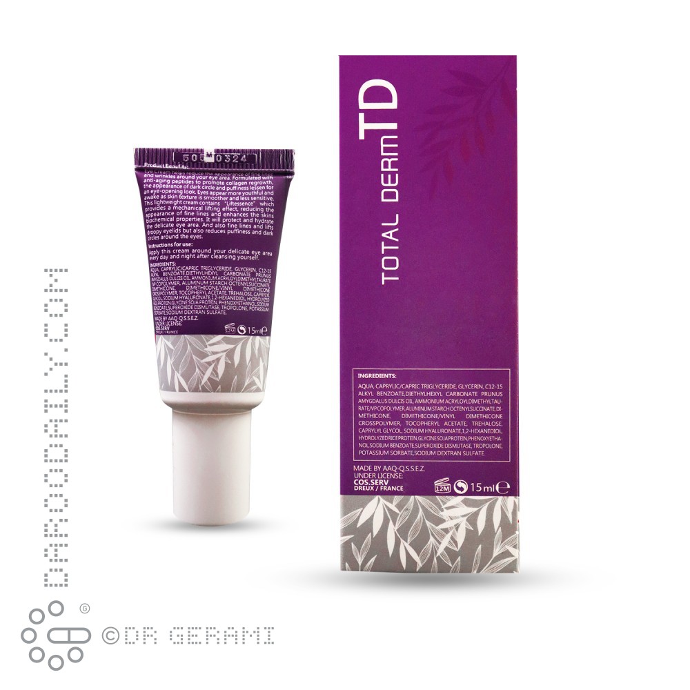 کرم دور چشم توتال درم ۱۵ میلی لیتری