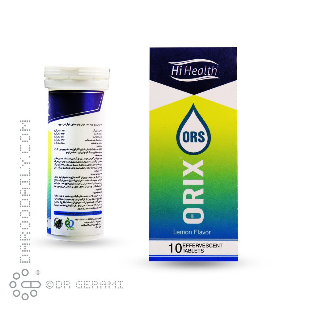 قرص جوشان اوریکس او آر اس‌ های هلث 10 عددی