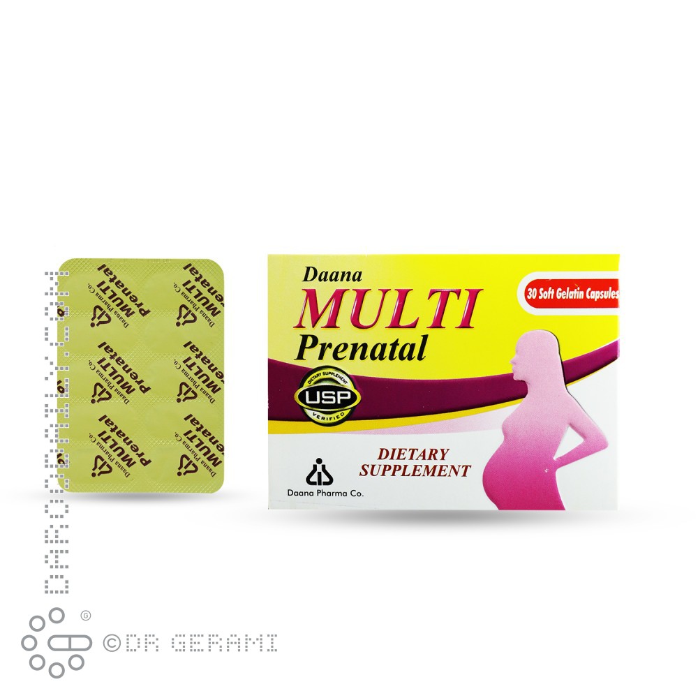 سافت ژل مولتی پریناتال دانا 30 عددی