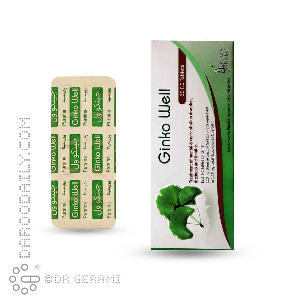 قرص جینکو ول پورسینا 30 عددی