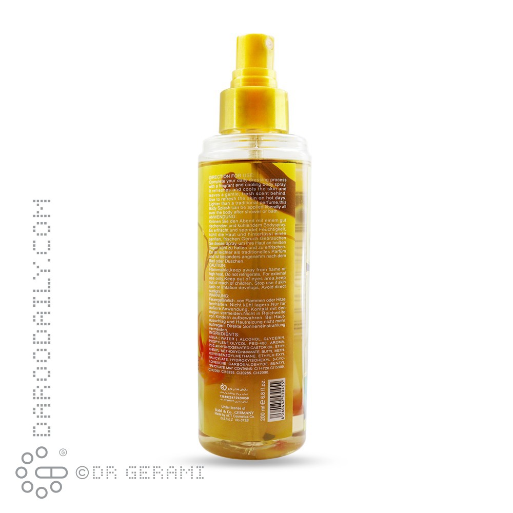 بادی اسپلش بانوان مدل Golden Rain مای 200 میلی لیتری