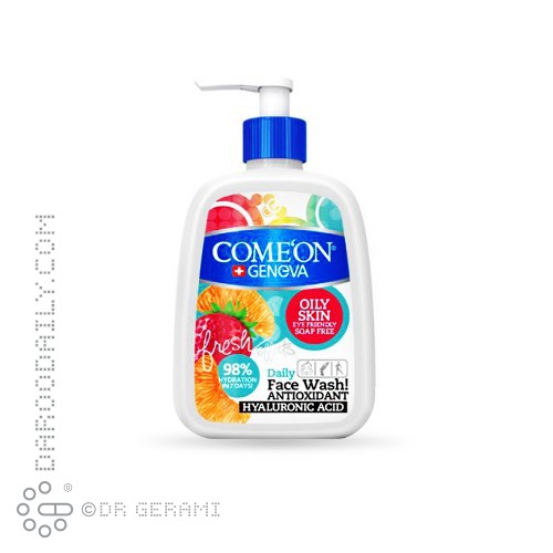 ژل شستشوی صورت پوست چرب کامان 500 میلی لیتری