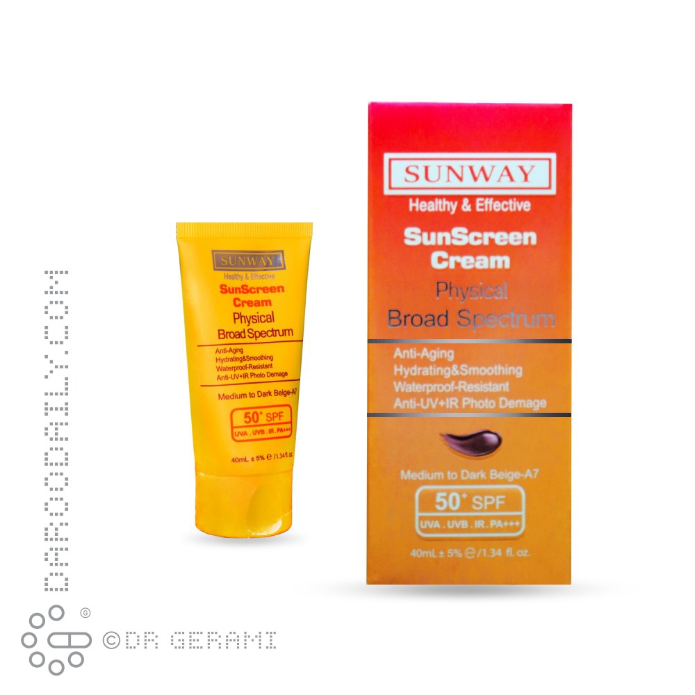 کرم ضد آفتاب رنگی SPF50سان وی 40 میلی لیتری