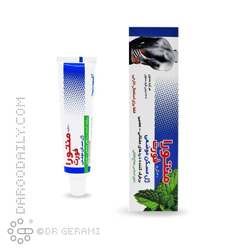 ژل مسکن موضعی منتورافورت اهورا دارو 30 گرمی