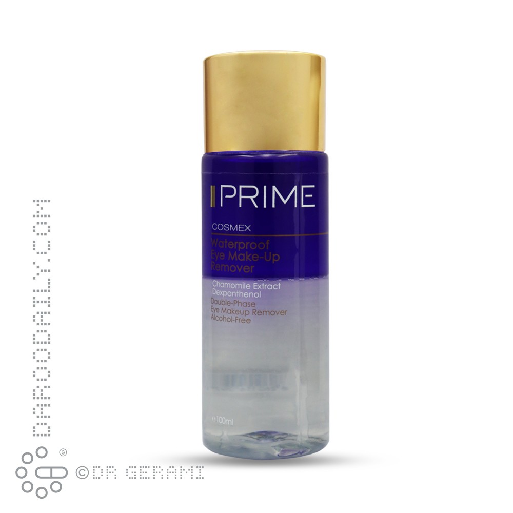 محلول پاک کننده آرایش چشم دو فاز ضد آب پریم 100 میلی لیتری
