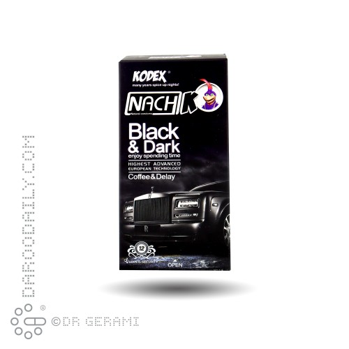 کاندوم مشکی مدل Black & Dark کدکس 12 عددی