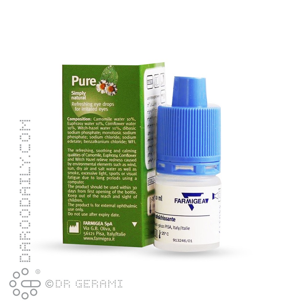 قطره چشمی گیاهی پیور فارمیجیا 10 میلی لیتری