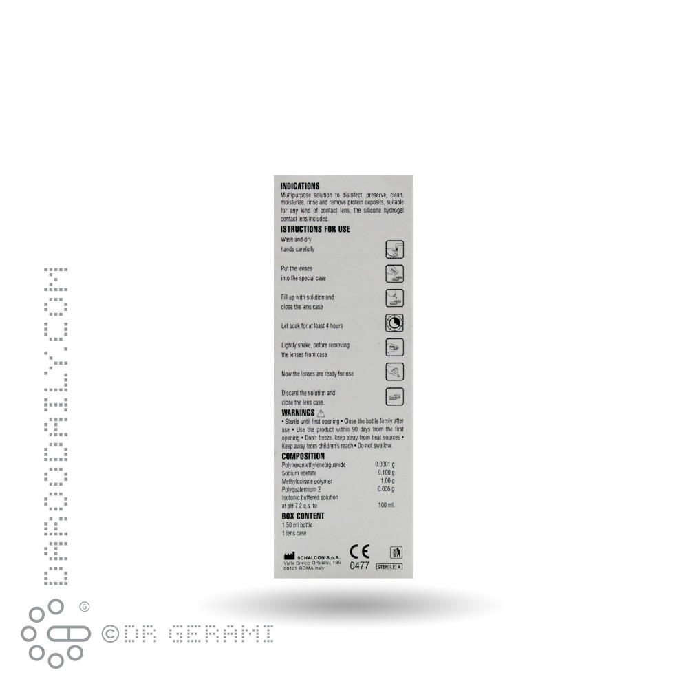 محلول استریل لنز تماسی نرم یونیورسال پلاس 50 میلی لیتری