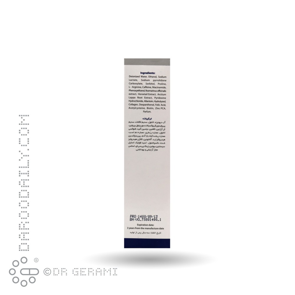 تونیک ضد ریزش و تقویت کننده مو وچه ۱۲۵ میلی لیتری