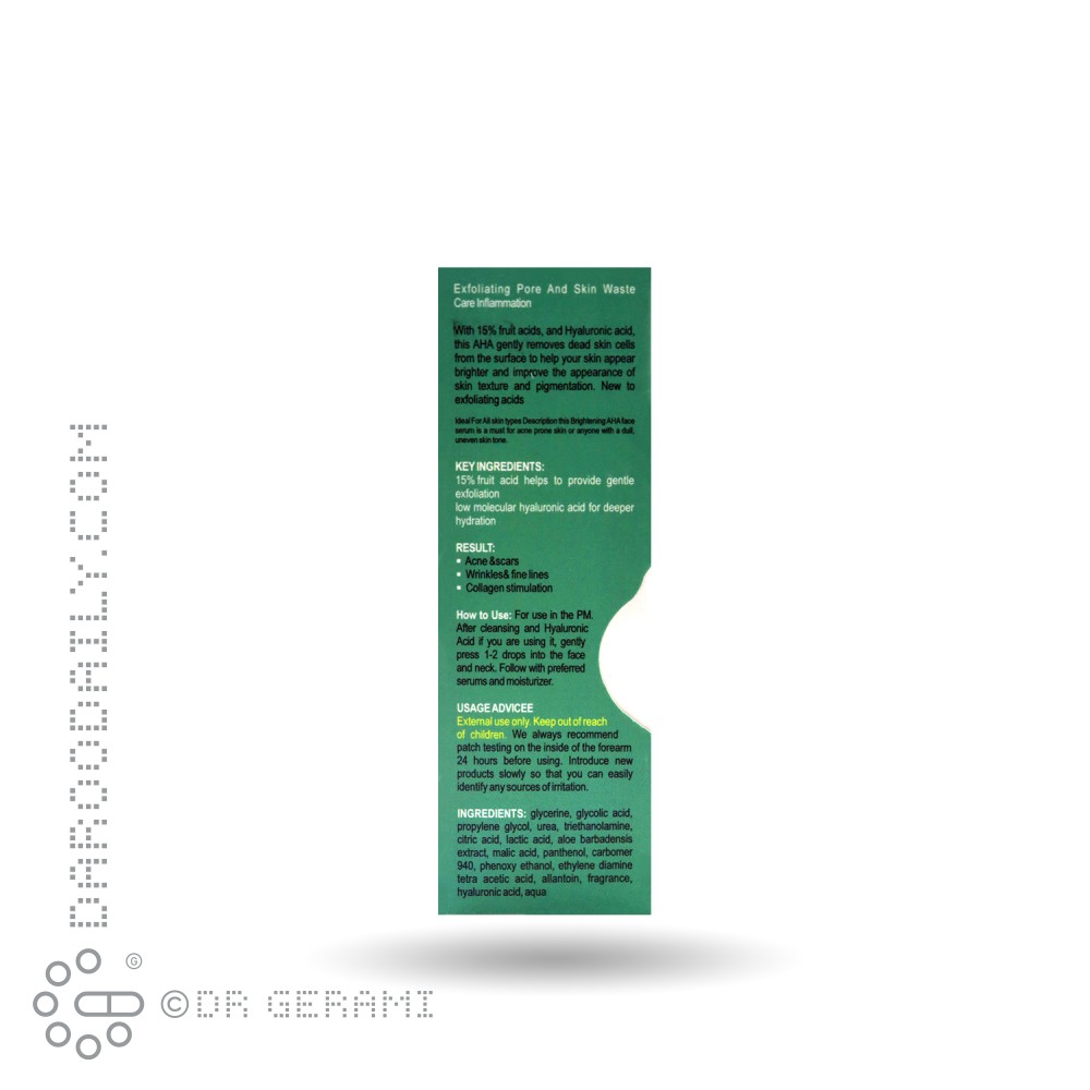 سرم لایه بردار پوست ۱۵ درصد AHA کر پلاس ۳۰ میلی لیتری