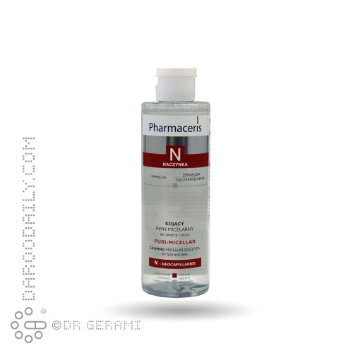 محلول پاک کننده آرایش مدل Puri Micellar فارماسریز 200 میلی لیتری