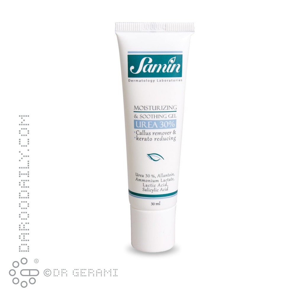 ژل لایه بردار و مرطوب کننده 30 درصد اوره ثمین 30 میلی لیتری