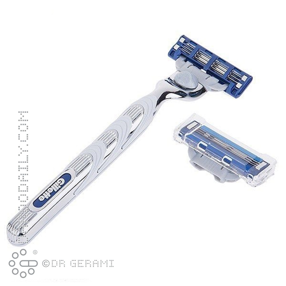 خود تراش سه لبه مدل Match 3 Turbo ژیلت 1 عددی